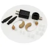Hearing aid - ear sound amplifier - with double charging port - USBHearing aid