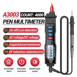 ANENG A3003 digital multimeter pen - 4000 counts - voltage resistance -