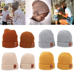 Bonnet chaud en tricot - pour filles / garçons