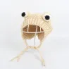 Knitted beanie - with frog's eyes - for girls / boysHats & caps