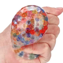 Sponge rainbow ball - stress relief - squeezable toy