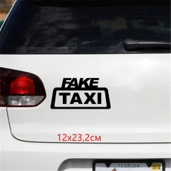 Fake Taxi - car vinyl sticker