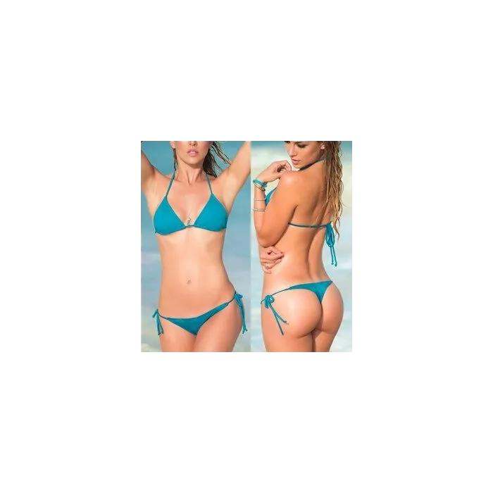 Sexy bikini set - swimsuit - with thong - one sizeBeachwear
