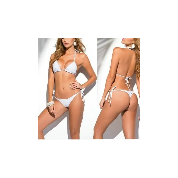 Ensemble bikini sexy - maillot de bain - avec string - taille unique