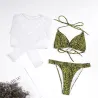 Swimwear for women 2021 - long sleeve  - three piece sets - neon colors