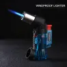 Jet flamme briquet - coupe-vent - rechargeable - allume cigare