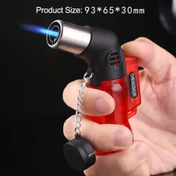 Jet flamme briquet - coupe-vent - rechargeable - allume cigare