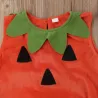 Pumpkin costume - set with sleeveless jumpsuit & hatHats & caps