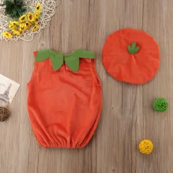 Pumpkin cosplay set - newborns / babies - Halloween