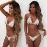 Diamond lace bikini - beachwear / swimming