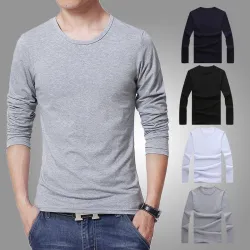 O-neck long sleeve t-shirt - men