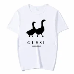 Funny duck logo - cotton t-shirt