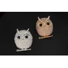 Crystal brooch with pearl owlBrooches