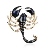 Enamel insect brooch for women - ladybug / scorpion / lizard