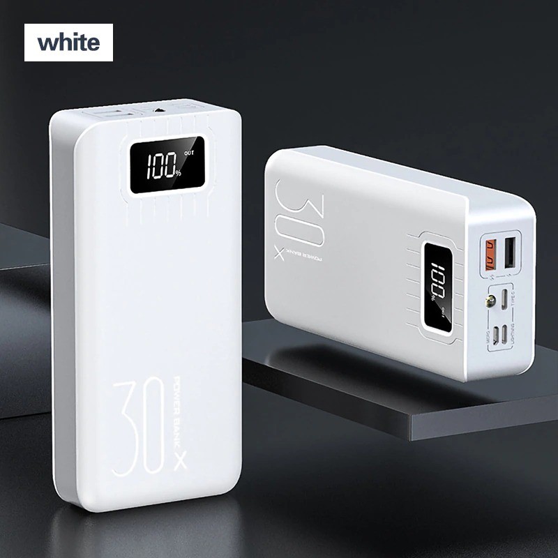 Asometech power bank - 30000mah - with LED display
