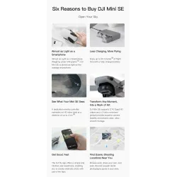 DJI Mini SE - 4KM - FPV - 2.7K Camera - GPS - RC Drone Quadcopter - RTF