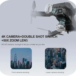 H9MAX - 5G - 4CH - 4K Dual Camera - GPS - Brushless - RC Quadcopter - RTF