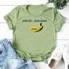 Dolce and Banana print - funny t-shirt - unisex