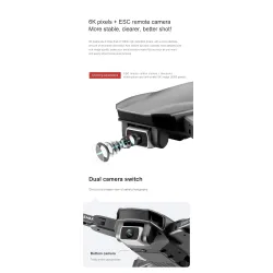 XLURC LU8 MAX - 5G - WIFI - FPV - GPS - 6K HD Camera - RC Drone Quadcopter - RTF