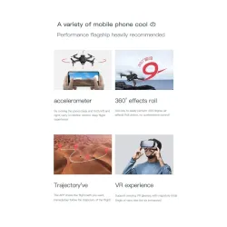 H3 Mini - 2.4G - WiFi - FPV - 4K HD Dual Camera - Foldable - RC Drone Quadcopter - RTF