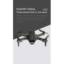 H3 Mini - 2.4G - WiFi - FPV - 4K HD Dual Camera - Foldable - RC Drone Quadcopter - RTF