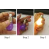 Light bulb shaped - stud earrings - LED