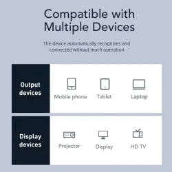 Cabletime - type-c to display port - USB cable - smartphones