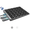 Portable numeric keyboard - Bluetooth - with USB HUB splitterKeyboards