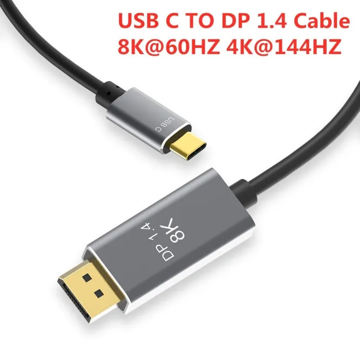 Thunderbolt 3 - 4K - 8K - USB C to DP1.4 cableCables