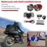 Motorcycle sound system - Bluetooth - USB - with LED lights
