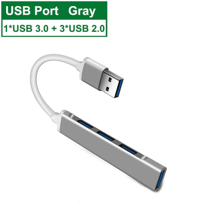 USB 3.0 / Type C 3.1 splitter - 4 ports - OTG - Xiaomi / Lenovo / MacBook Pro