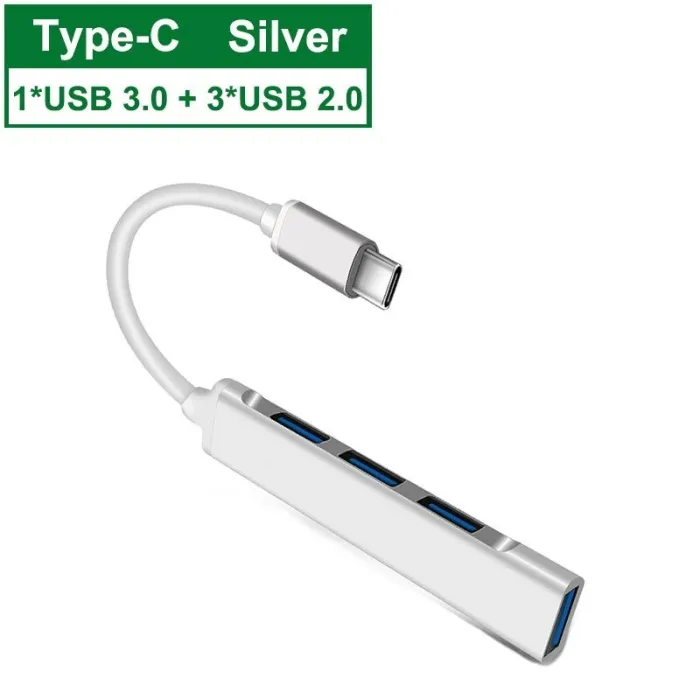 USB 3.0 / Type C 3.1 splitter - 4 ports - OTG - Xiaomi / Lenovo / MacBook Pro