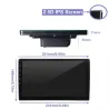 Android 8 - DIN-2 car radio - 10.1" touch screen - GPS - BLUETOOTH - FM - WIFI - MP3 - MIRRORLINKRadio