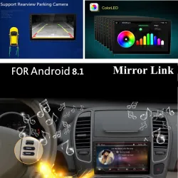 Android 8 - DIN-2 car radio - 10.1" touch screen - GPS - BLUETOOTH - FM - WIFI - MP3 - MIRRORLINKRadio