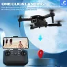 FLYHAL E69 - WIFI - FPV - 1080P HD Wide Angle Camera - Foldable - RC Drone Quadcopter - RTF