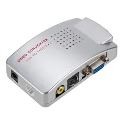 PC signal converter box - adapter - VGA to TV AV RCA - NTSC PAL