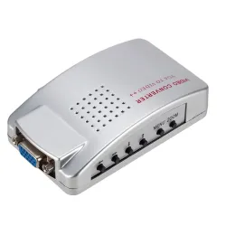 PC signal converter box - adapter - VGA to TV AV RCA - NTSC PAL