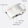 PC signal converter box - adapter - VGA to TV AV RCA - NTSC PAL