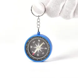 Plastic compass - keychain