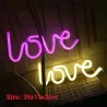 Love shaped - LED neon lights / night light - USB
