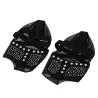 Ballet dance socks - open toe - with rhinestone decorations