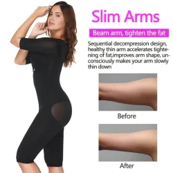 Full body slimming shaper - with front zipper