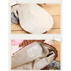 Cute Kid Plush School Backpacks 25cm Animal Figure Bag Kid Girls Boys Gifts Toy Owl Cow Frog Monkey schoolbag