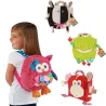 Cute Kid Plush School Backpacks 25cm Animal Figure Bag Kid Girls Boys Gifts Toy Owl Cow Frog Monkey schoolbag