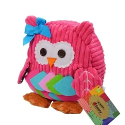 Cute Kid Plush School Backpacks 25cm Animal Figure Bag Kid Girls Boys Gifts Toy Owl Cow Frog Monkey schoolbag