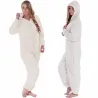 Winter Warm Pyjamas Women Onesies Fluffy Fleece Jumpsuits Sleepwear Overall Plus Size Hood Sets Pajamas Onesie For Women Adult