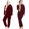 Winter Warm Pyjamas Women Onesies Fluffy Fleece Jumpsuits Sleepwear Overall Plus Size Hood Sets Pajamas Onesie For Women Adult