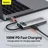 Baseus - USB C HUB USB type-C - multi HUB 3.0 - Ethernet - splitter - adapter - for Macbook / SamsungHubs