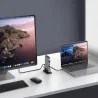 11 in 1 USB C HUB Type C to Multi HDMI RJ45 VGA USB 3.0 2.0 with Power (100W )Adapter Docking Station for MacBook Pro USB-C Hub