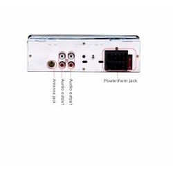 Bluetooth car radio Din 1 - AUX/TF/USB FM/MP3 - 60Wx4 - handsfree callingRadio